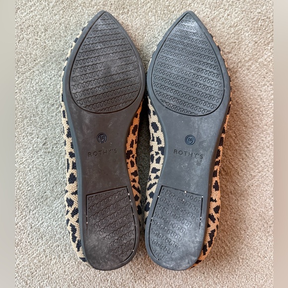 Rothy’s Léopard Print The Point Flats - Picture 6 of 7